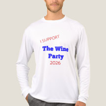 Ich unterstütze die Weinparty 2026 Lustiges Wahl-S