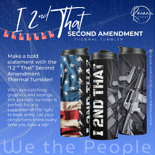 Ich unterstütze diesen Second Amendment Thermal Tu Thermosbecher