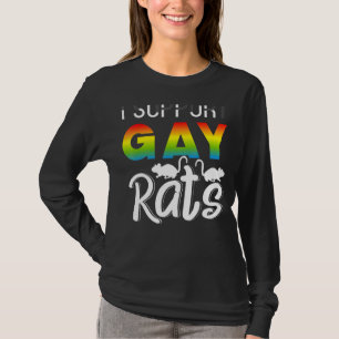 Ich unterstütze Gay Rats Wedding Pride Celebration T-Shirt