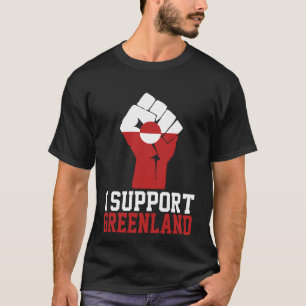Ich unterstütze Grönland - stolze Grönländer T-Shirt