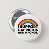 Ich unterstütze homosexuelle Rechte und Homosexuel