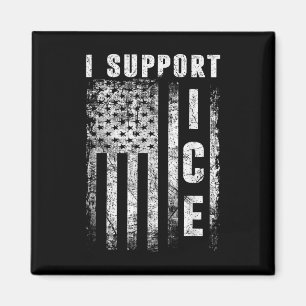Ich unterstütze Ice, Einwanderungsbeamte Amerikani Magnet