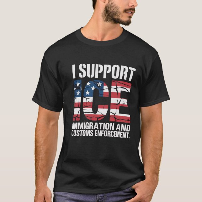 Ich unterstütze ICES T-Shirt (Vorderseite)