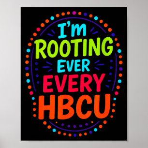 Ich unterstütze jeden Hbcu-College-Stolz Poster