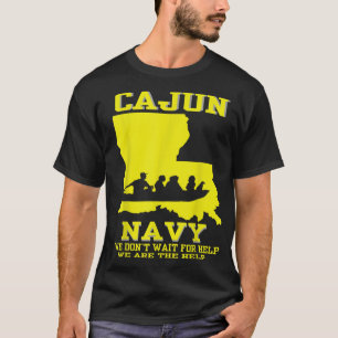 Ich unterstütze Louisiana Search and Rescue CAJUN T-Shirt
