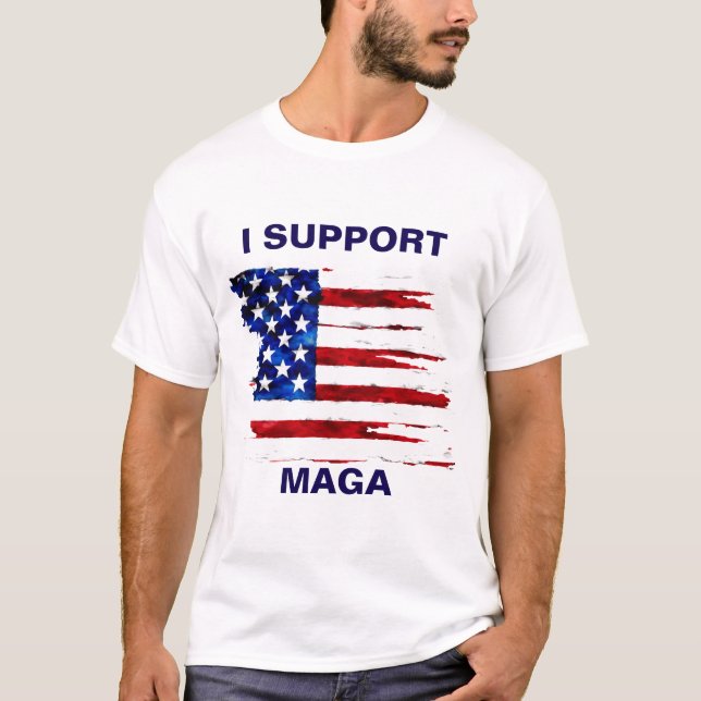 ICH UNTERSTÜTZE MAGA T-Shirt (Vorderseite)