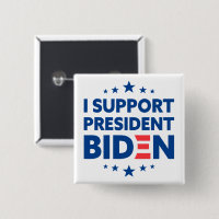 Ich unterstütze Präsident Biden Blue Stars White
