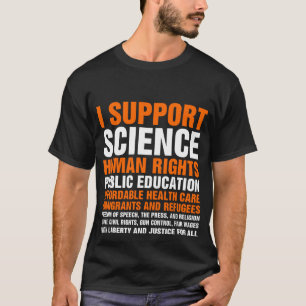 Ich unterstütze progressive liberaldemokratische U T-Shirt