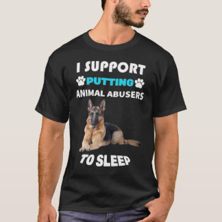 ICH UNTERSTÜTZE, TIERE ZU SCHLAFEN T-Shirt