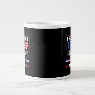 Ich unterstütze Trump Jumbo-Tasse