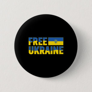 Ich unterstütze Ukraine Stehe mit Ukraine Ukrainis Button