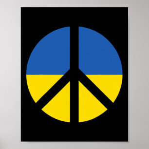 Ich unterstütze Ukraine Stehe mit Ukraine Ukrainis Poster
