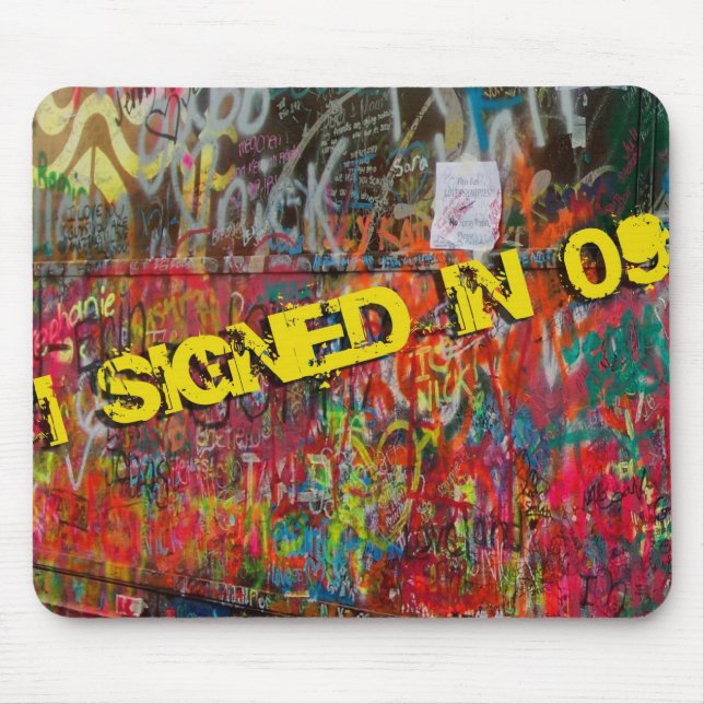 Ich unterzeichnete in 09 mousepad (Vorne)