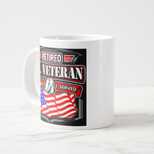 Ich unterzeichnete mich diente Kaffee-Tasse Jumbo-Tasse