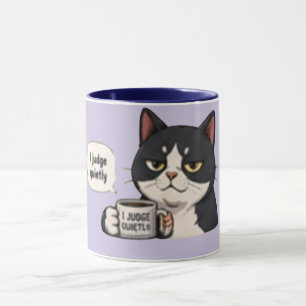 Ich urteile leise – Lustig Sarkastisch Tasse