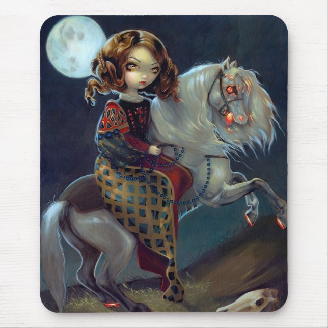 "Ich Vampiri:  Notte ein Cavalla" Mousepad (Vorne)