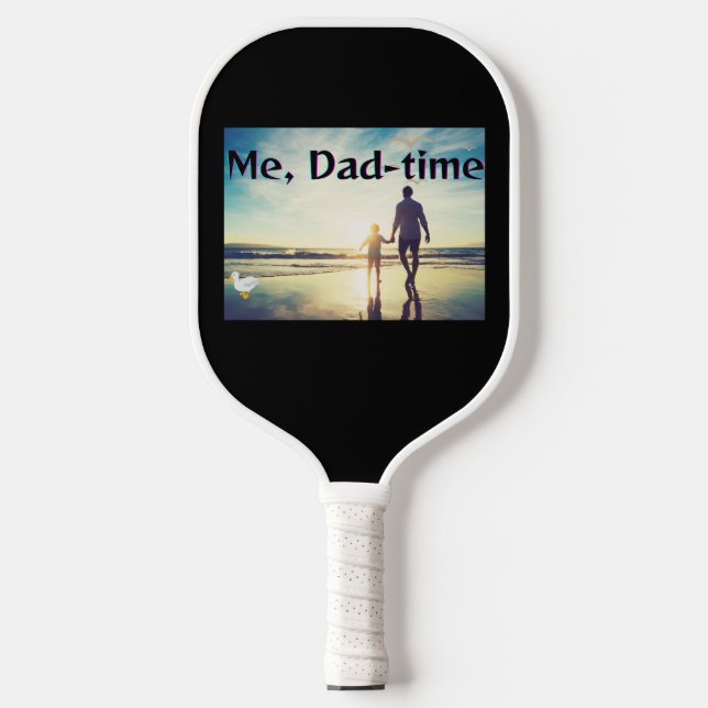 Ich, Vater-Zeit Pickleball Schläger (Vorderseite)