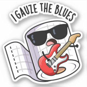 Ich Verbandsmull Die Blues Lustiger Erste-Hilfe-Wo Aufkleber