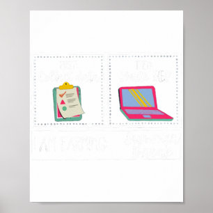 Ich verdiene den Sommerpause-Lehrer am letzten Sch Poster