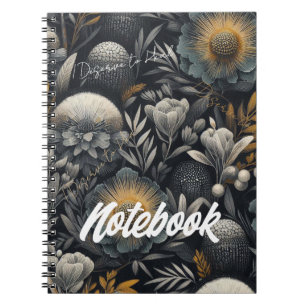 Ich verdiene es zu heilen - Moody Botanical Design Notizblock