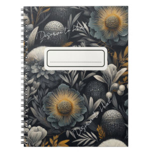 Ich verdiene es zu heilen - Moody Botanical Design Notizblock