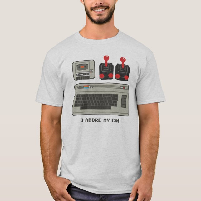 Ich verehre mein C64! Flottenadmiral 64 des T - T-Shirt (Vorderseite)