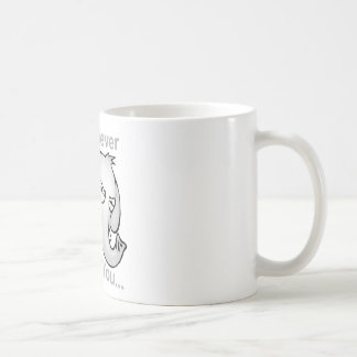 Ich vergesse Sie nie… Elefant Kaffeetasse