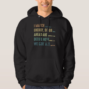 Ich vergleiche Energie und entscheide, wie wir wei Hoodie