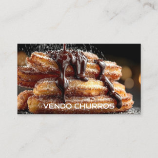 Ich verkaufe Churros Visitenkarte