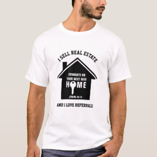 Ich verkaufe Real Anwesen Liebe Referals Custom Re T-Shirt