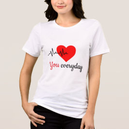 Ich verliebe mich jeden Tag noch mehr in dich 2 Pa Tri-Blend Shirt
