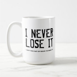 Ich verliere es nie Dirt Bike Motocross Tasse Lust