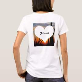 Ich verließ mein Herz im Wüsten-Sonnenuntergang T-Shirt
