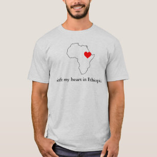 Ich verließ mein Herz in Äthiopien! T-Shirt