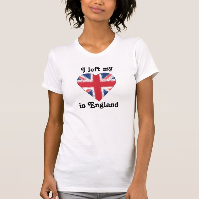 Ich verließ mein Herz in England T-Shirt (Vorderseite)
