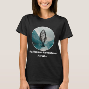 Ich verließ meine Frau zum Angeln. Angeln Design T-Shirt