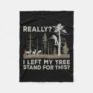 Ich Verließ meinen Baumstand für diese lustige Hir Fleecedecke