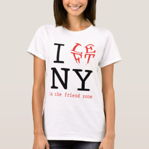 Ich verließ NY in der Freund-Zone T-Shirt