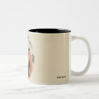 Ich verlor mein Herz im Sand-Waschbecken, Colorado Zweifarbige Tasse