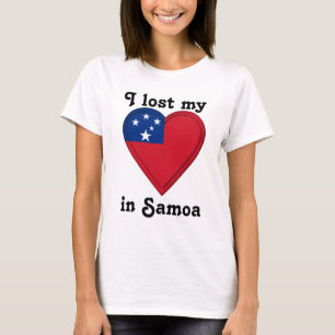 Ich verlor mein Herz in Samoa-Inseln T-Shirt