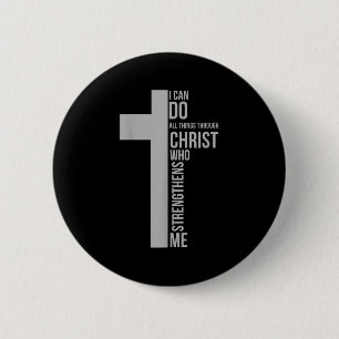 Ich vermag alles durch Christus, der mich stärkt Button