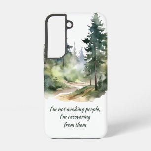 Ich vermeide Menschen nicht, ich erhole mich von i Samsung Galaxy Hülle