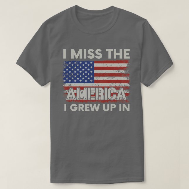 Ich vermisse das Amerika, das ich in der amerikani T-Shirt (Design vorne)