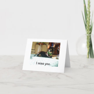 Ich vermisse deine Karte