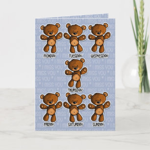 Ich vermisse dich karte