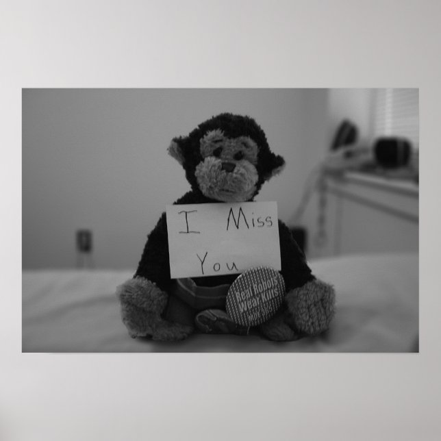 Ich vermisse dich poster (Vorne)