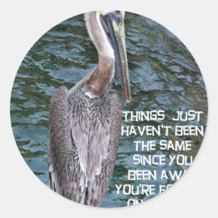 Ich vermisse dich_ runder aufkleber