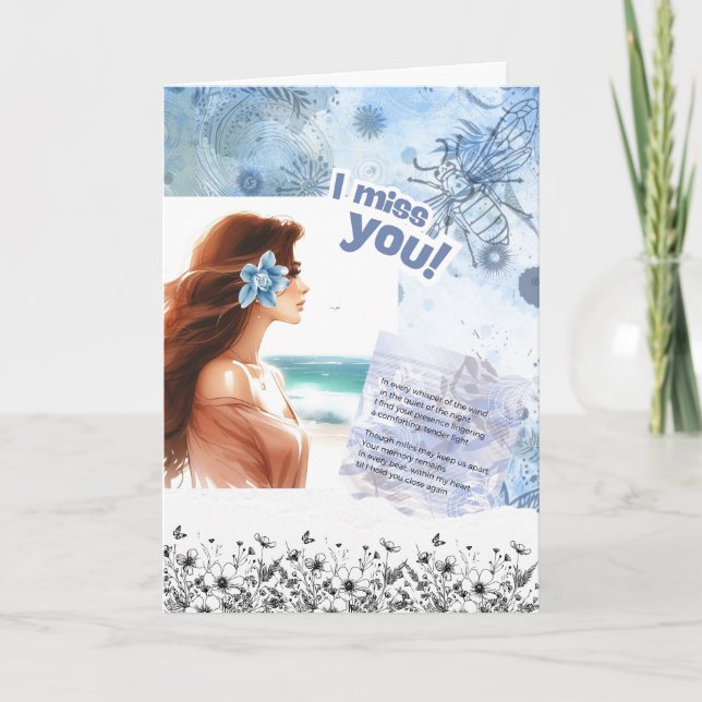 Ich vermisse Ihre Karte (Vorderseite)