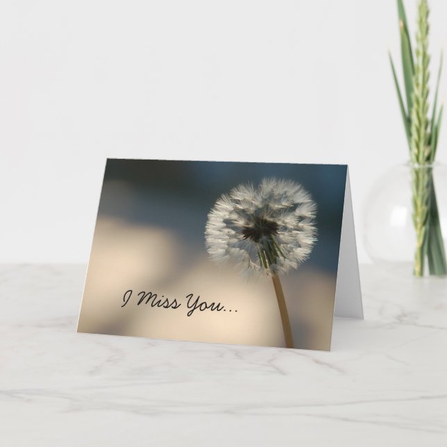 Ich vermisse Ihre Karte (Vorderseite)