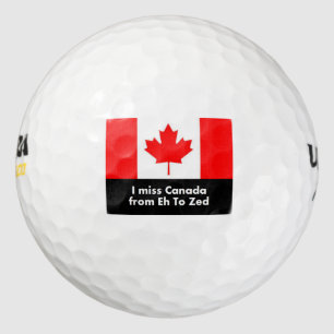 Ich vermisse Kanada von Eh bis Zed Golfball